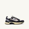 ZAPATILLAS HYPERWAY EN COLOR ESPACIAL Y ANTE Y MALLA EN TONO PLATEADO