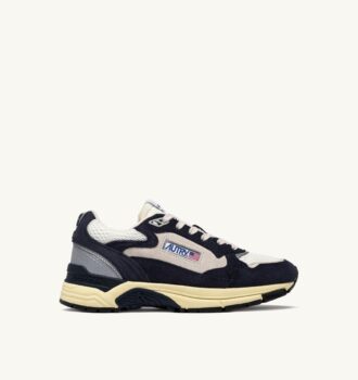 ZAPATILLAS HYPERWAY EN COLOR ESPACIAL Y ANTE Y MALLA EN TONO PLATEADO