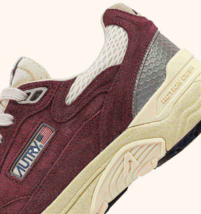 ZAPATILLAS HYPERWAY EN MALLA Y ANTE COLOR VINERY Y PLATA ZAPATILLAS HYPERWAY EN MALLA Y ANTE COLOR VINERY Y PLATA
