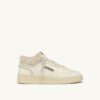 ZAPATILLAS MED-WAY DE PIEL Y BORREGO COLOR BLANCO Y MALVAVISCO ZAPATILLAS MED-WAY DE PIEL Y BORREGO COLOR BLANCO Y MALVAVISCO