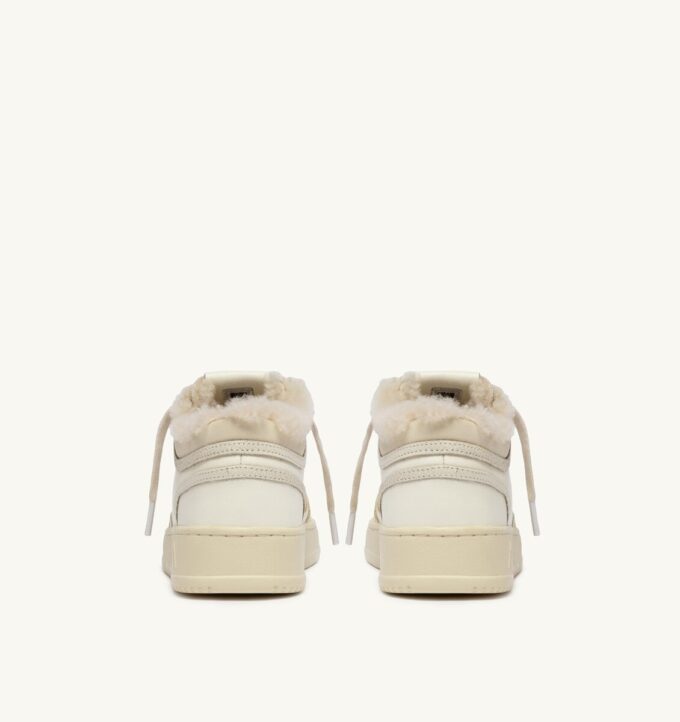 ZAPATILLAS MED-WAY DE PIEL Y BORREGO COLOR BLANCO Y MALVAVISCO ZAPATILLAS MED-WAY DE PIEL Y BORREGO COLOR BLANCO Y MALVAVISCO