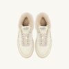 ZAPATILLAS MED-WAY DE PIEL Y BORREGO COLOR BLANCO Y MALVAVISCO ZAPATILLAS MED-WAY DE PIEL Y BORREGO COLOR BLANCO Y MALVAVISCO
