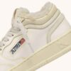 ZAPATILLAS MED-WAY DE PIEL Y BORREGO COLOR BLANCO Y MALVAVISCO ZAPATILLAS MED-WAY DE PIEL Y BORREGO COLOR BLANCO Y MALVAVISCO