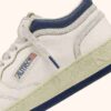 ZAPATILLAS MED-WAY EN PIEL COLOR MALVAVISCO Y AZUL ENSIGN