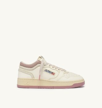 ZAPATILLAS MED-WAY EN PIEL COLOR MARSHMALLOW Y ZEPHYR