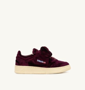 ZAPATILLAS MEDALIST LOW BOW ‘VELVET’ COLOR BORGOÑA