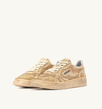 ZAPATILLAS MEDALIST LOW ‘CRYSTAL’ CON MICRO DIAMANTES DE IMITACIÓN BRONCE