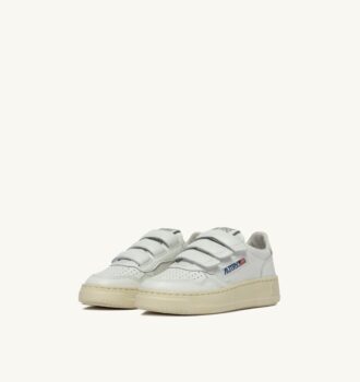 ZAPATILLAS MEDALIST LOW KIDSTRIPES DE PIEL COLOR BLANCO
