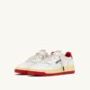 ZAPATILLAS MEDALIST LOW ‘MAISON KITSUNÉ’ DE PIEL BLANCA Y ROJO ARCILLA ZAPATILLAS MEDALIST LOW ‘MAISON KITSUNÉ’ DE PIEL BLANCA Y ROJO ARCILLA