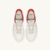 ZAPATILLAS MEDALIST LOW ‘MAISON KITSUNÉ’ DE PIEL BLANCA Y ROJO ARCILLA ZAPATILLAS MEDALIST LOW ‘MAISON KITSUNÉ’ DE PIEL BLANCA Y ROJO ARCILLA