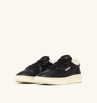 ZAPATILLAS MEDALIST LOW SUPER SOFT DE PIEL NEGRA