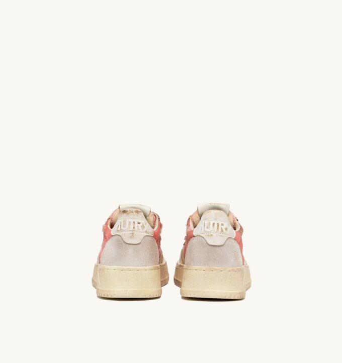 ZAPATILLAS MEDALIST LOW SUPER VINTAGE DE PIEL Y MALLA ROJAS Y BLANCAS ZAPATILLAS MEDALIST LOW SUPER VINTAGE DE PIEL Y MALLA ROJAS Y BLANCAS