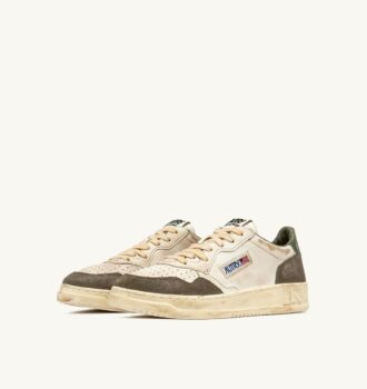 ZAPATILLAS MEDALIST LOW SUPER VINTAGE EN ANTE Y CUERO ARENA