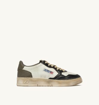 ZAPATILLAS MEDALIST LOW SUPER VINTAGE EN BLANCO, VERDE CUBIERTO Y NEGRO