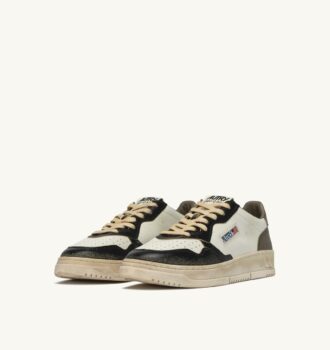 ZAPATILLAS MEDALIST LOW SUPER VINTAGE EN BLANCO, VERDE CUBIERTO Y NEGRO