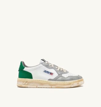 ZAPATILLAS MEDALIST LOW SUPER VINTAGE EN BLANCO, VERDE Y GRIS