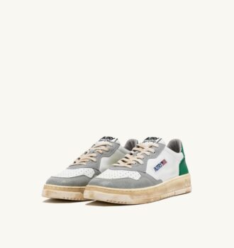 ZAPATILLAS MEDALIST LOW SUPER VINTAGE EN BLANCO, VERDE Y GRIS
