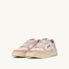 ZAPATILLAS MEDALIST LOW SUPER VINTAGE EN PIEL BLANCA, ROSA POLVO Y PLATEADA ZAPATILLAS MEDALIST LOW SUPER VINTAGE EN PIEL BLANCA, ROSA POLVO Y PLATEADA