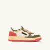ZAPATILLAS MEDALIST LOW SUPER VINTAGE EN PIEL ROSA TÉ Y VERDE COVERT ZAPATILLAS MEDALIST LOW SUPER VINTAGE EN PIEL ROSA TÉ Y VERDE COVERT