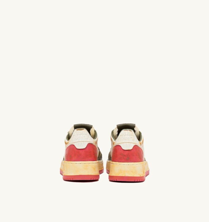 ZAPATILLAS MEDALIST LOW SUPER VINTAGE EN PIEL ROSA TÉ Y VERDE COVERT ZAPATILLAS MEDALIST LOW SUPER VINTAGE EN PIEL ROSA TÉ Y VERDE COVERT