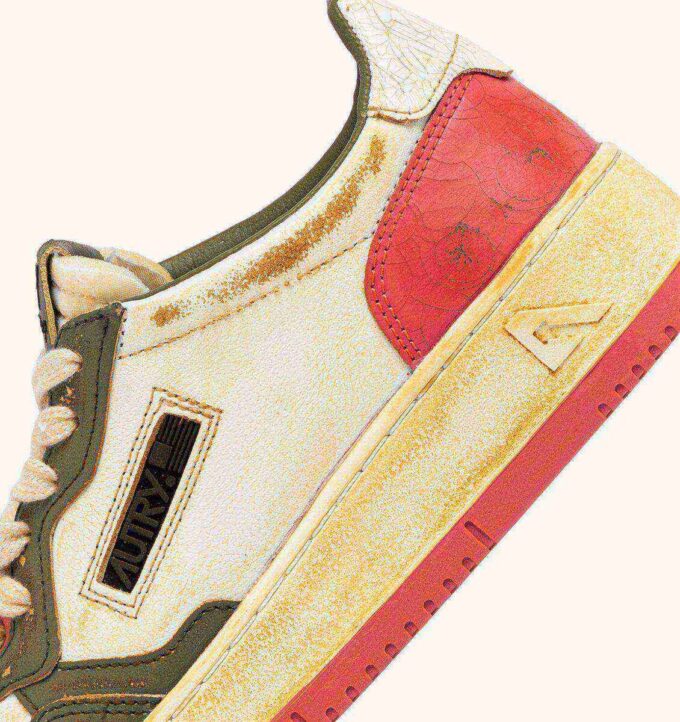 ZAPATILLAS MEDALIST LOW SUPER VINTAGE EN PIEL ROSA TÉ Y VERDE COVERT ZAPATILLAS MEDALIST LOW SUPER VINTAGE EN PIEL ROSA TÉ Y VERDE COVERT