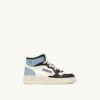 ZAPATILLAS MEDALIST PARA NIÑO DE MEDIANOCHE EN PIEL BLANCA, NEGRA Y AZUL ZAPATILLAS MEDALIST PARA NIÑO DE MEDIANOCHE EN PIEL BLANCA, NEGRA Y AZUL