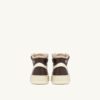 ZAPATILLAS MEDALIST PARA NIÑOS DE MEDIANA CINTURA EN PIEL BLANCA, MARRÓN Y ROSA ZAPATILLAS MEDALIST PARA NIÑOS DE MEDIANA CINTURA EN PIEL BLANCA, MARRÓN Y ROSA