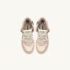 ZAPATILLAS MEDALIST PARA NIÑOS DE MEDIANA CINTURA EN PIEL BLANCA, MARRÓN Y ROSA ZAPATILLAS MEDALIST PARA NIÑOS DE MEDIANA CINTURA EN PIEL BLANCA, MARRÓN Y ROSA