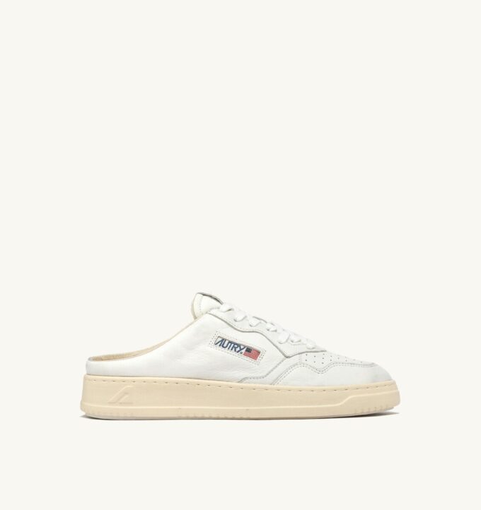 ZAPATILLAS MULE MEDALIST DE PIEL NAPA BLANCA ZAPATILLAS MULE MEDALIST DE PIEL NAPA BLANCA