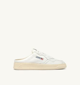 ZAPATILLAS MULE MEDALIST DE PIEL NAPA BLANCA