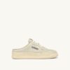ZAPATILLAS MULE MEDALIST DE PIEL NAPA BLANCA INVERNAL