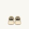 ZAPATILLAS MULE MEDALIST DE PIEL NAPA BLANCA INVERNAL