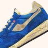 ZAPATILLAS REELWIND SUPER VINTAGE DE NYLON Y ANTE AZULES ZAPATILLAS REELWIND SUPER VINTAGE DE NYLON Y ANTE AZULES