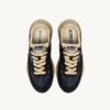 ZAPATILLAS REELWIND SUPER VINTAGE DE NYLON Y ANTE NEGROS ZAPATILLAS REELWIND SUPER VINTAGE DE NYLON Y ANTE NEGROS