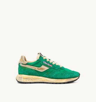 ZAPATILLAS REELWIND SUPER VINTAGE DE NYLON Y ANTE VERDES