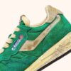 ZAPATILLAS REELWIND SUPER VINTAGE DE NYLON Y ANTE VERDES ZAPATILLAS REELWIND SUPER VINTAGE DE NYLON Y ANTE VERDES