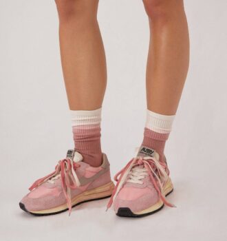 ZAPATILLAS REELWIND SUPER VINTAGE EN NYLON Y ANTE COLOR ROSA