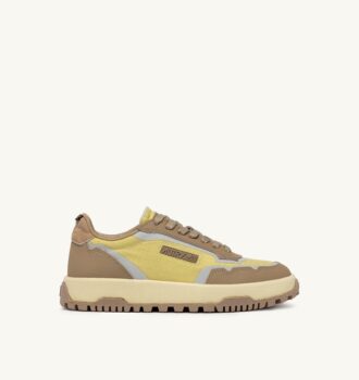 ZAPATILLAS WILDPACE LOW DE NYLON RIPSTOP Y CUERO COLOR HIERBA DE LIMÓN E INCIENSO