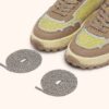 ZAPATILLAS WILDPACE LOW DE NYLON RIPSTOP Y CUERO COLOR HIERBA DE LIMÓN E INCIENSO ZAPATILLAS WILDPACE LOW DE NYLON RIPSTOP Y CUERO COLOR HIERBA DE LIMÓN E INCIENSO