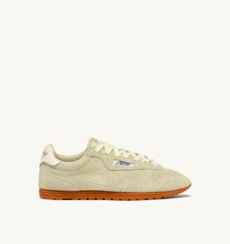 ZAPATILLAS WINDSPIN EN ANTE BLANCO MANTEQUILLA