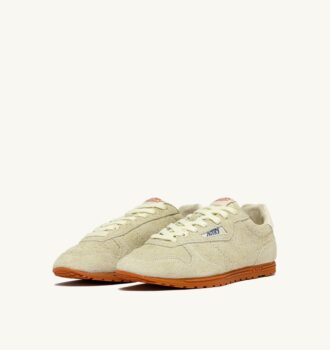 ZAPATILLAS WINDSPIN EN ANTE BLANCO MANTEQUILLA