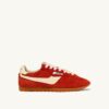 ZAPATILLAS WINDSPIN EN ANTE Y CUERO COLOR LORO Y COLINABO
