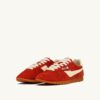 ZAPATILLAS WINDSPIN EN ANTE Y CUERO COLOR LORO Y COLINABO