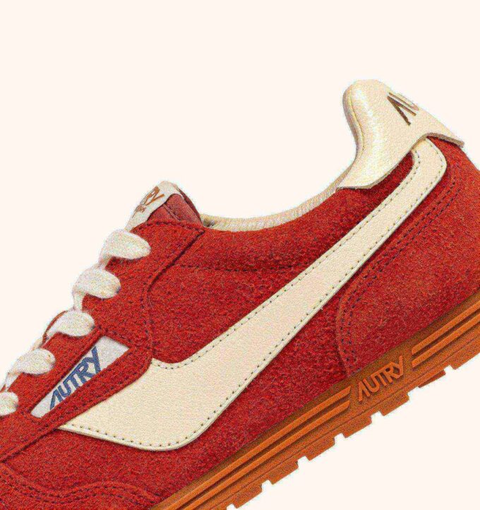 ZAPATILLAS WINDSPIN EN ANTE Y CUERO COLOR LORO Y COLINABO