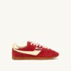 ZAPATILLAS WINDSPIN EN ANTE Y CUERO COLOR ROJO IMPERIAL Y COLINABO