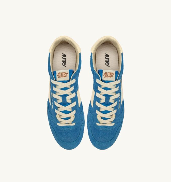 ZAPATILLAS WINDSPIN EN ANTE Y PIEL COLOR AZUL YATE Y COLINABO