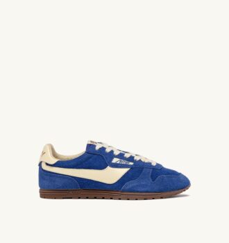 ZAPATILLAS WINDSPIN EN ANTE Y PIEL COLOR BIC Y RUTABAGA