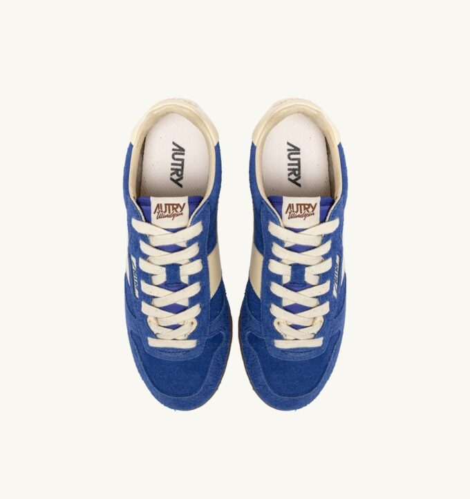 ZAPATILLAS WINDSPIN EN ANTE Y PIEL COLOR BIC Y RUTABAGA